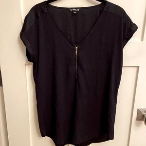 Express women’s black blouse top, size Medium